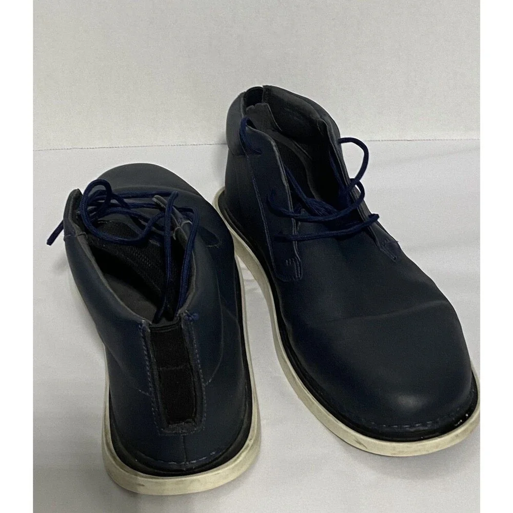 Camper Chukka Boots Mens Black‎ Leather Size 44 Lace Up